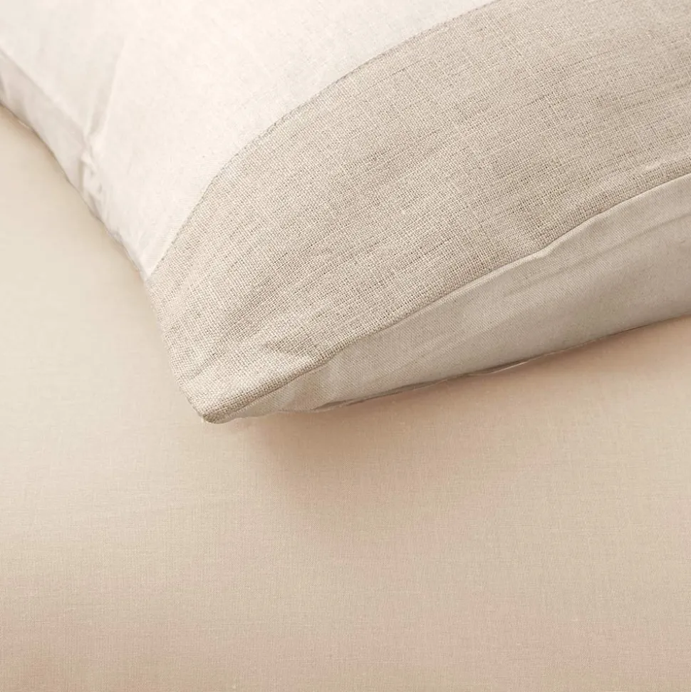 Parure Copripiumino in 90% Cotone e 10% Lino con 1 Federa Made in Italy - Nestle