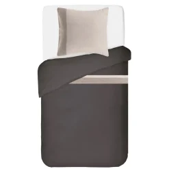 Parure Copripiumino in 90% Cotone e 10% Lino con 1 Federa Made in Italy - Nestle