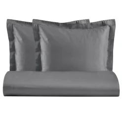 Parure Copripiumino in 100% Raso di Cotone con 2 Federe Made in Italy - Fluffy