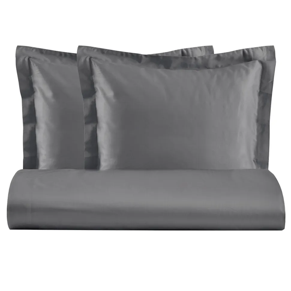 Parure Copripiumino in 100% Raso di Cotone con 2 Federe Made in Italy - Fluffy