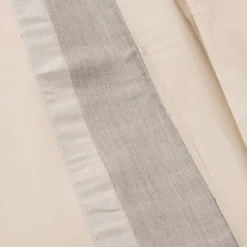 Parure Copripiumino Matrimoniale in 90% Cotone e 10% Lino Made in Italy - Nestle