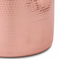 Pentola Alta in Rame Stagnato a Mano con Manici e Coperchio 20 cm - Mariarita