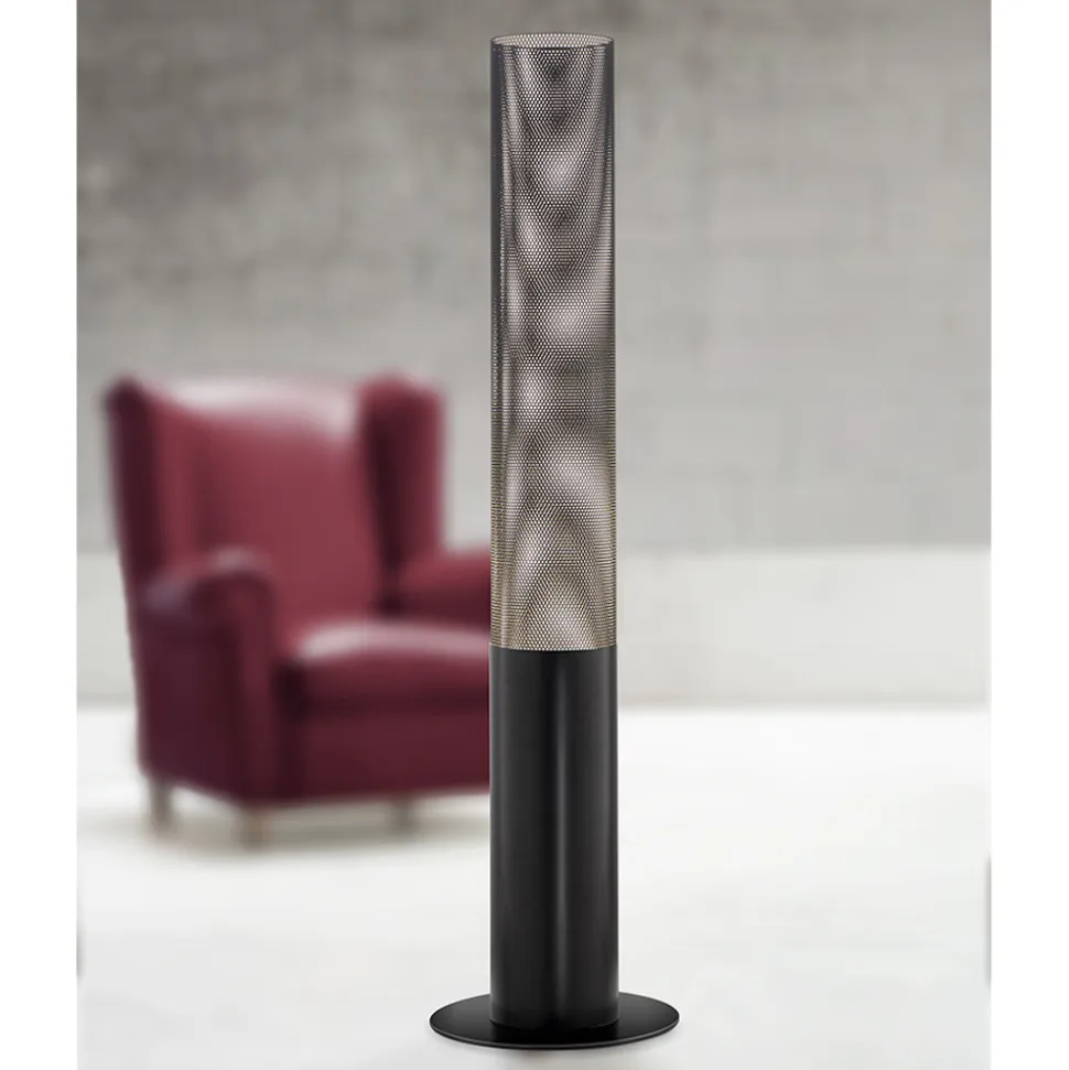 Piantana con Diffusore in Metallo Traforato Made in Italy - Come