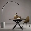 Piantana Moderna con Luce LED Dimmerabile in Metallo Verniciato - Picea