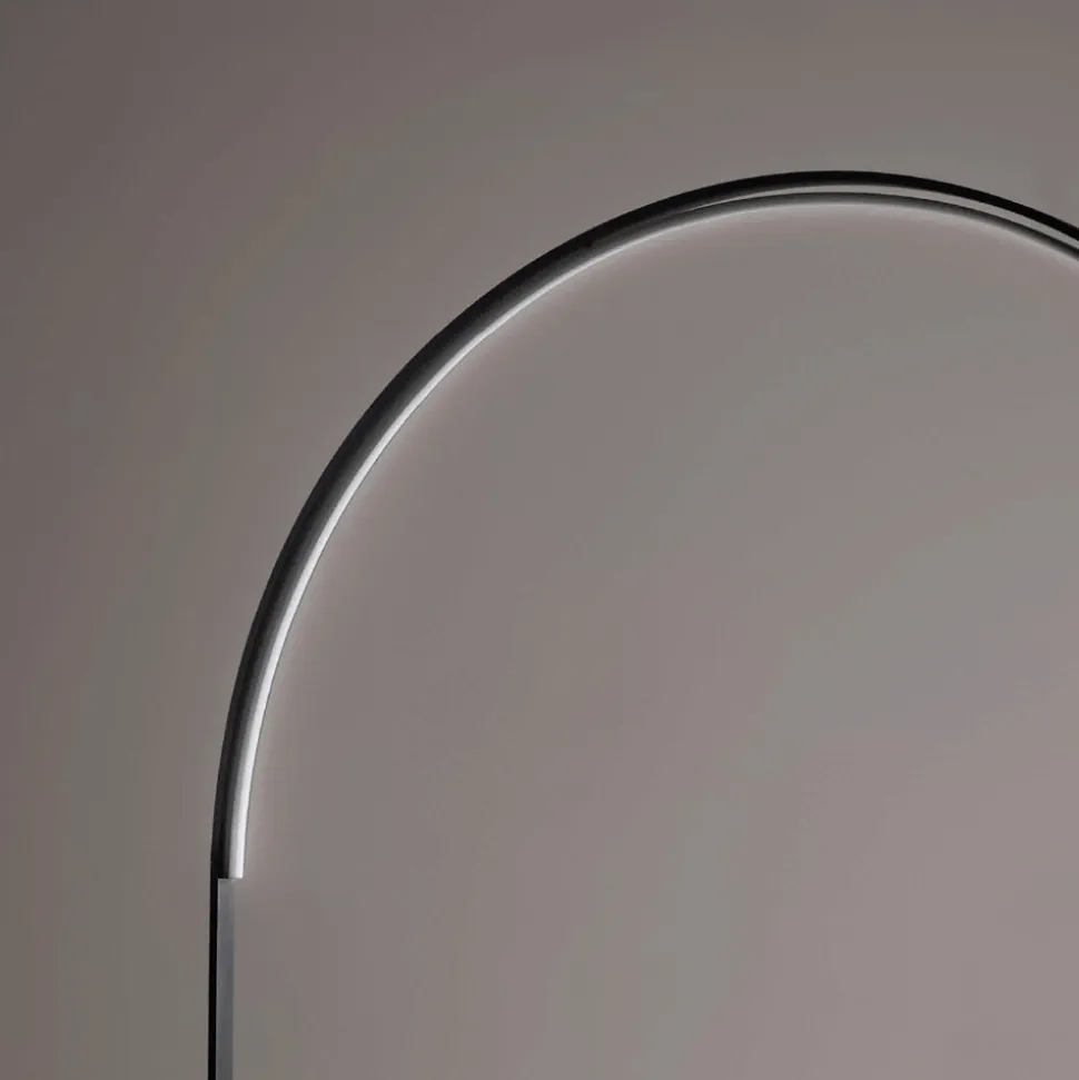 Piantana Moderna con Luce LED Dimmerabile in Metallo Verniciato - Picea