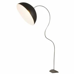 Piantana moderna In-es.artdesign Mezza Luna colorata nebulite
