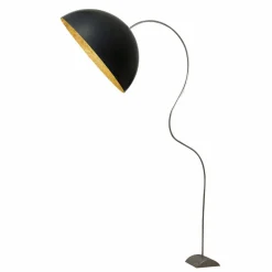 Piantana moderna In-es.artdesign Mezza Luna colorata nebulite
