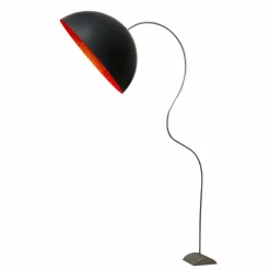 Piantana moderna In-es.artdesign Mezza Luna colorata nebulite