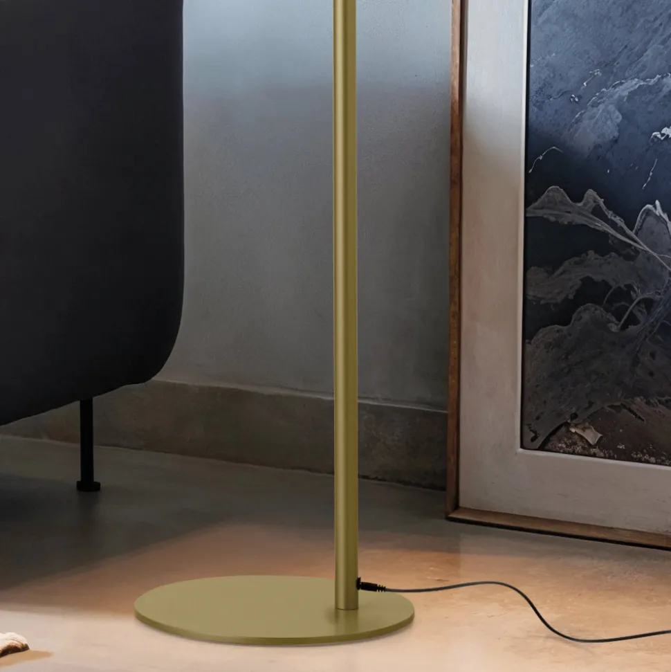Piantana Realizzata in Metallo di Diverse Finiture Made in Italy - Lumi