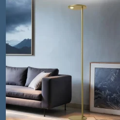 Piantana Realizzata in Metallo di Diverse Finiture Made in Italy - Lumi