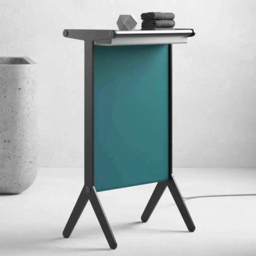 Piastra Radiante Elettrica in Alluminio e Stoffa Colorata Design 150 W - Sam