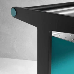 Piastra Radiante Elettrica in Alluminio e Stoffa Colorata Design 150 W - Sam
