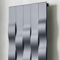 Piastra Radiante Elettrica in Acciaio Design a 5 Barre fino a 1000 Watt - River