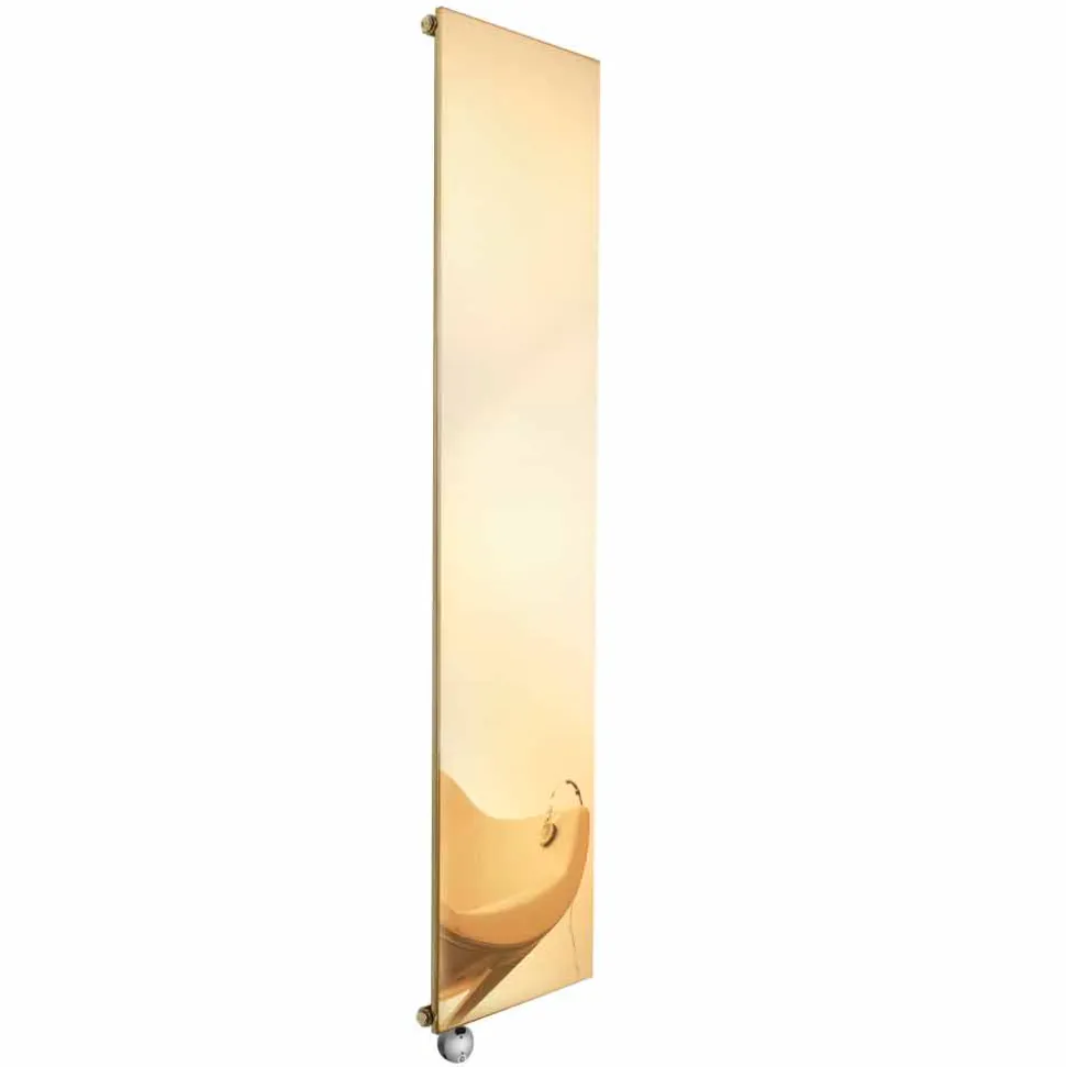 Piastra Radiante Elettrica Verticale in Oro Design Moderno fino a 1000 W - Ice
