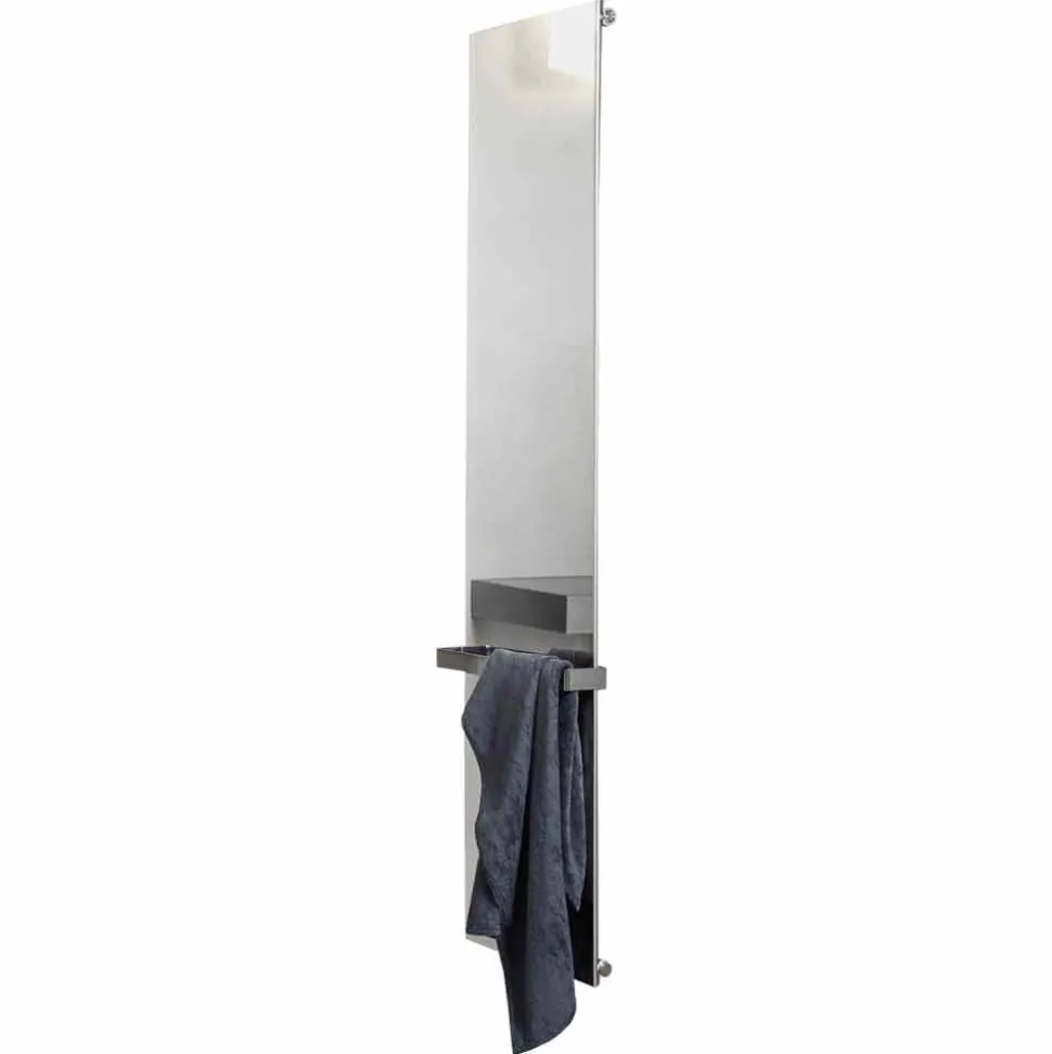 Piastra Radiante Verticale in Acciaio Inox Reflex Design Moderno a 510 W - Ice