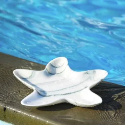 Piattino Moderno in Marmo a Forma di Stella Marina Made in Italy - Ticcio