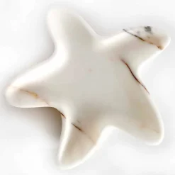 Piattino Moderno in Marmo a Forma di Stella Marina Made in Italy - Ticcio