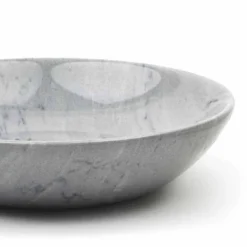 Piattino Moderno Rotondo in Marmo Vari Colori Made in Italy - Spillo