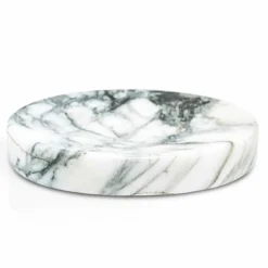Piattino Porta Sapone da Bagno in Marmo Paonazzo Moderno Made in Italy - Argos