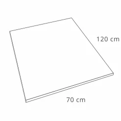 Piatto Doccia Design Moderno 120x70 in Resina Effetto Velluto - Estimo