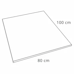 Piatto Doccia Rettangolare 100x80 in Resina Bianca Effetto Ardesia - Sommo