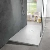 Piatto Doccia 120x70 in Resina Effetto Ardesia con Griglia in Acciaio - Sommo
