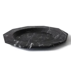 Piatto Piano in Marmo Satinato Varie Finiture Design Lusso Italiano - Rodio