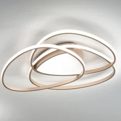 Plafoniera Applique a LED in Metallo Finitura Oro o Argento - Rosella