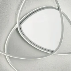 Plafoniera Applique a LED in Metallo Finitura Oro o Argento - Rosella