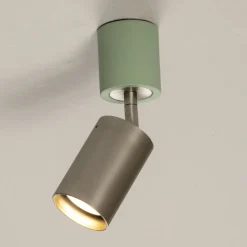 Plafoniera Artigianale in Ceramica e Metallo Realizzata in Italia - Toscot Match
