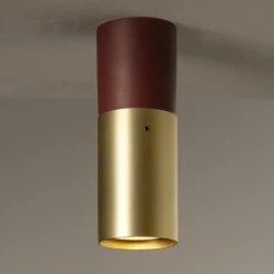 Plafoniera Artigianale in Ceramica e Ottone Realizzata in Italia - Toscot Match