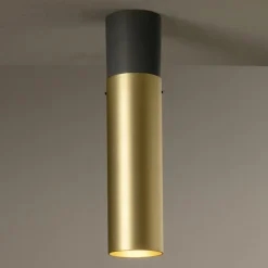Plafoniera Artigianale in Ceramica e Ottone Realizzata in Italia - Toscot Match