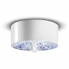 Plafoniera a Soffitto Circolare in Ceramica Colorata Made in Italy – Ferroluce Pi