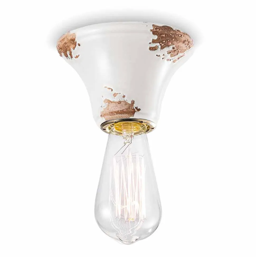 Plafoniera da soffitto a faretto vintage stile urbano Diane Ferroluce