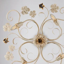 Plafoniera in Ferro Laccato per Illuminazione Elegante e Funzionale – Fiore