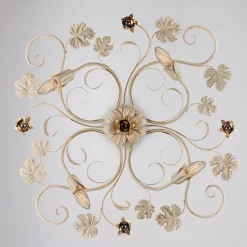 Plafoniera in Ferro Laccato per Illuminazione Elegante e Funzionale – Fiore