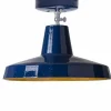 Plafoniera  in maiolica toscana e ottone, 42 cm, Rossi - Toscot