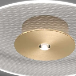 Plafoniera in Metallo e Diffusore in Plexiglass Micro-Puntinato - Nora