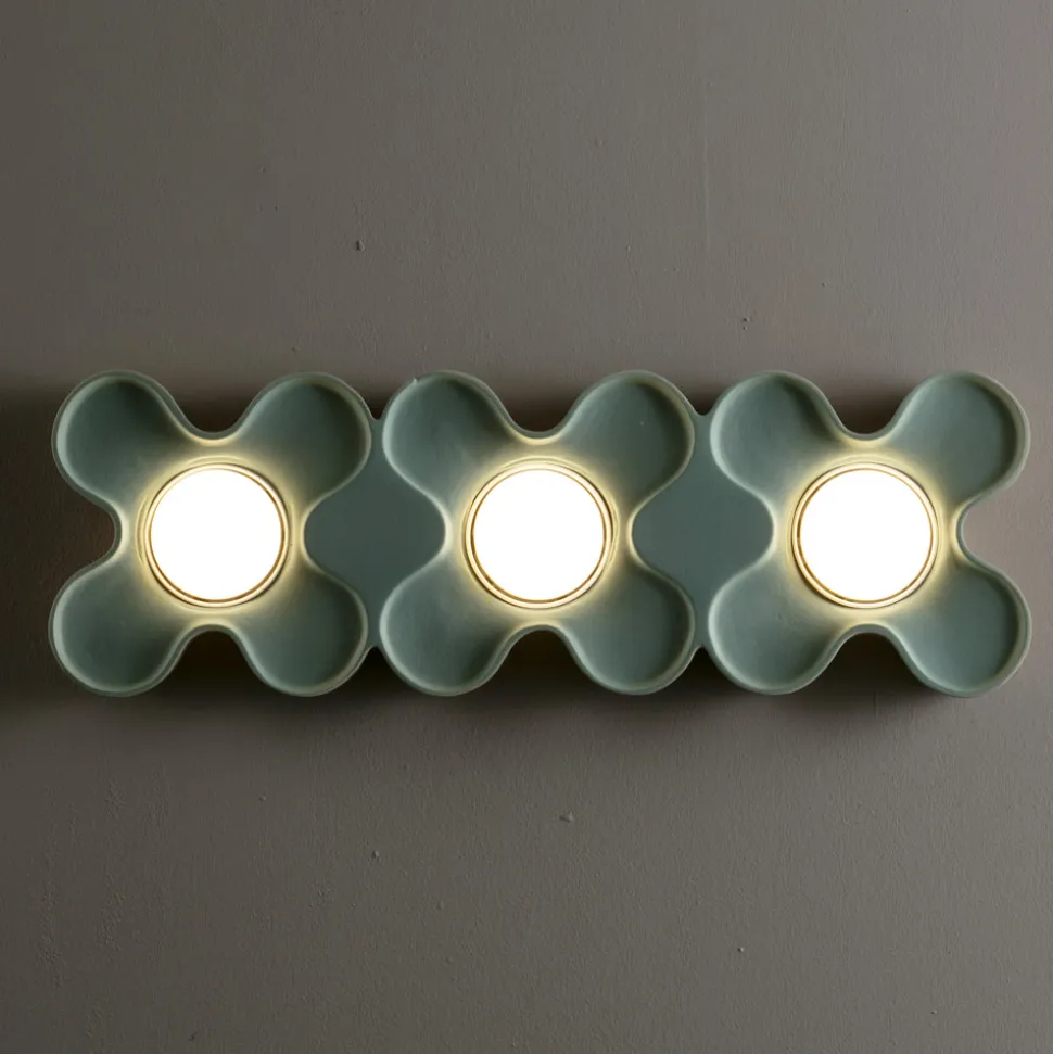 Plafoniera Moderna in Ceramica Realizzata a Mano in Italia - Toscot Clover