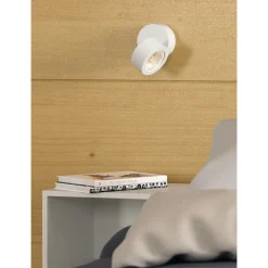 Plafoniera o Applique Faretto Led 14W in Alluminio Bianco o Nero - China
