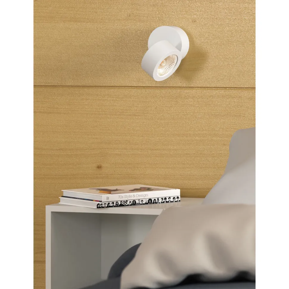 Plafoniera o Applique Faretto Led 14W in Alluminio Bianco o Nero - China