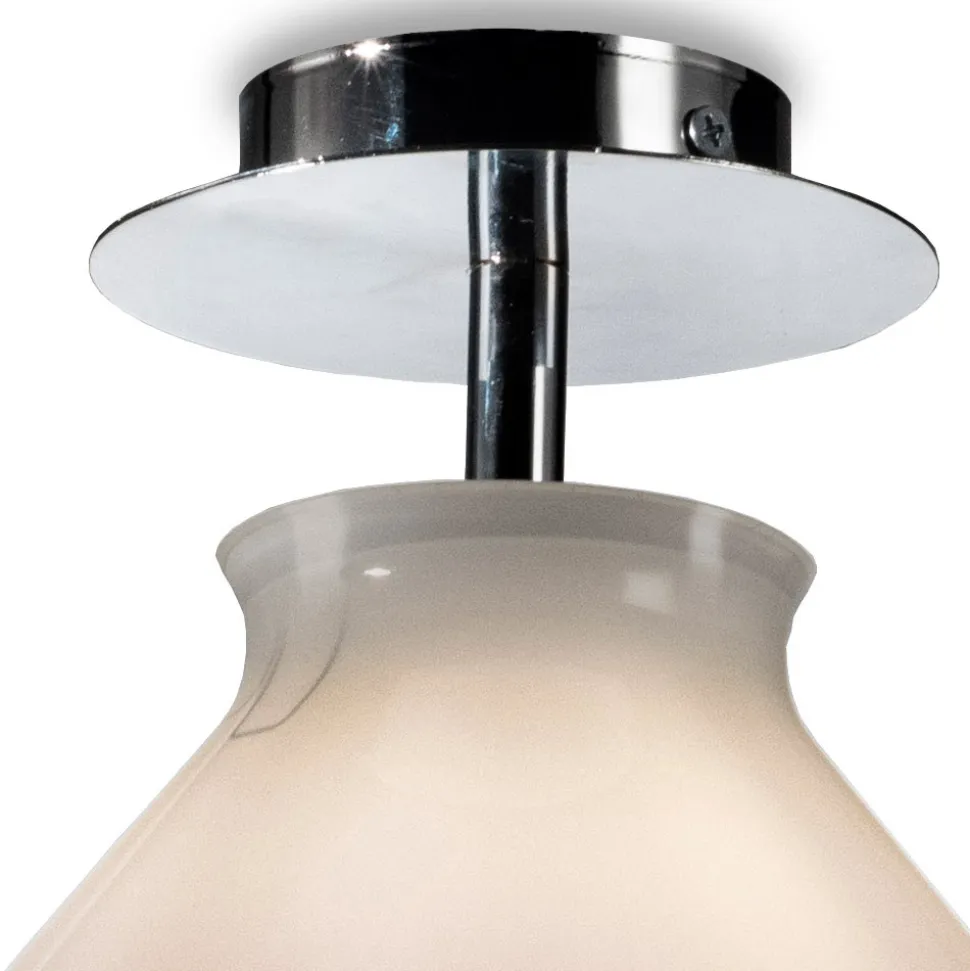 Plafoniera Piccola in Diverse Finiture di Vetro Veneziano Made in Italy - Iride