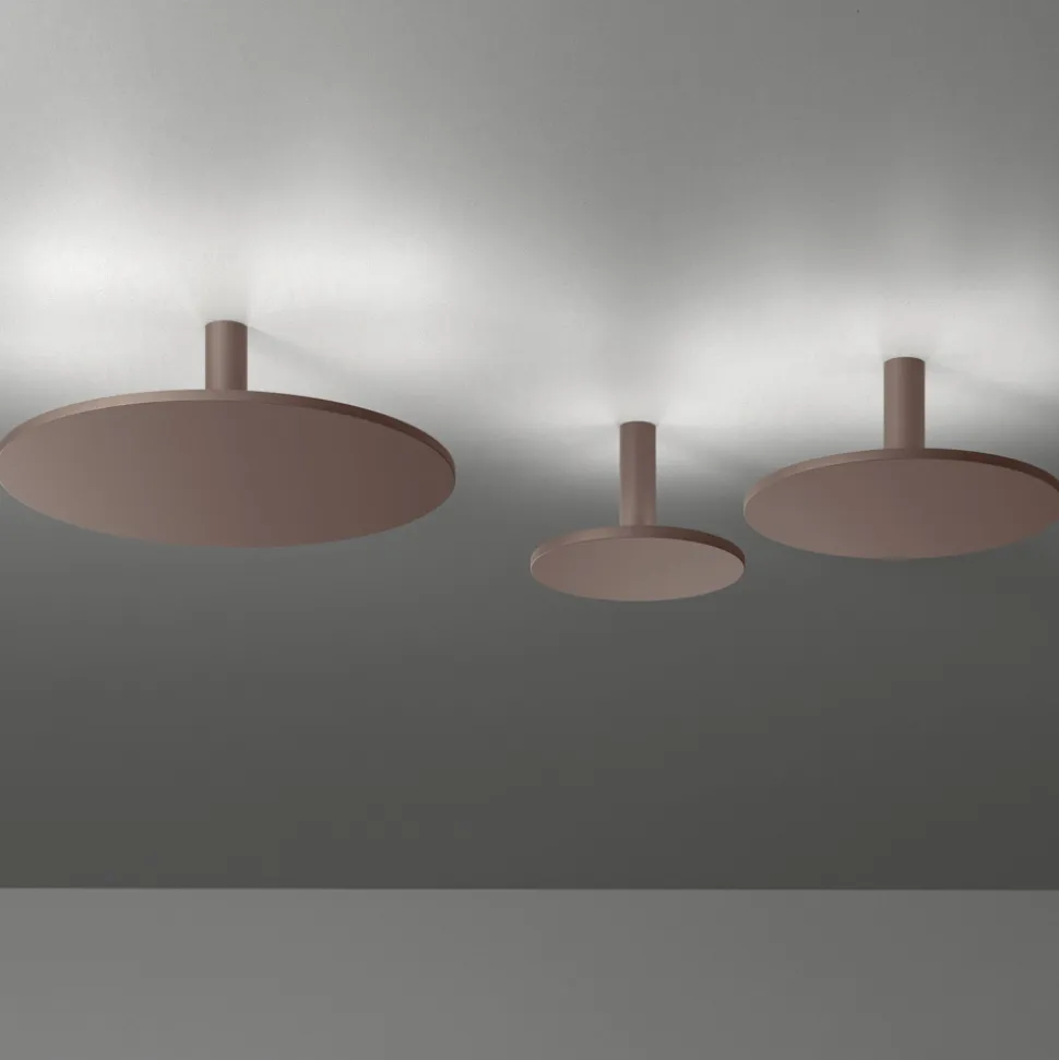 Plafoniera Realizzata in Metallo di Diverse Finiture e Misure - Lumi