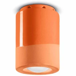 Plafoniera Vintage a Soffitto in Ceramica Made in Italy – Ferroluce Pi