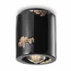 Plafoniera vintage a soffitto a faretto in ceramica Laurie Ferroluce