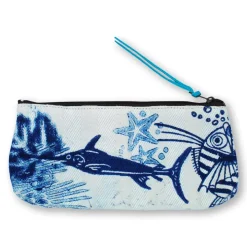 3 Pochettes d'Arte Stampata a Mano in Cotone Pezzo Unico - Viadurini by Marchi