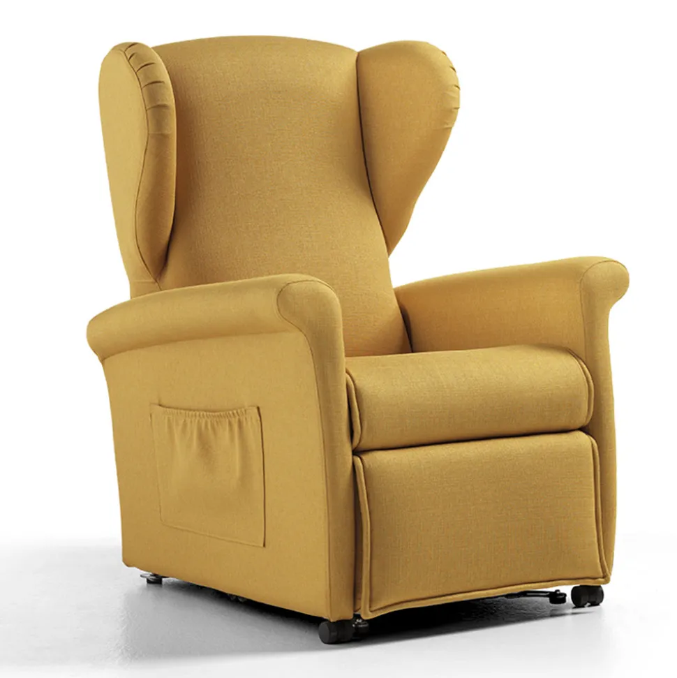 Poltrona Alzapersona con Funzioni Lift, Relax e Bed Made in Italy - Talita