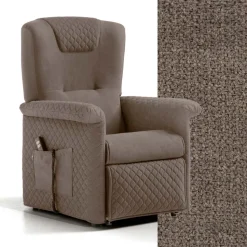 Poltrona Alzapersona con 2 Motori e Funzioni Lift/Relax/Bed Made in Italy - Giorgia