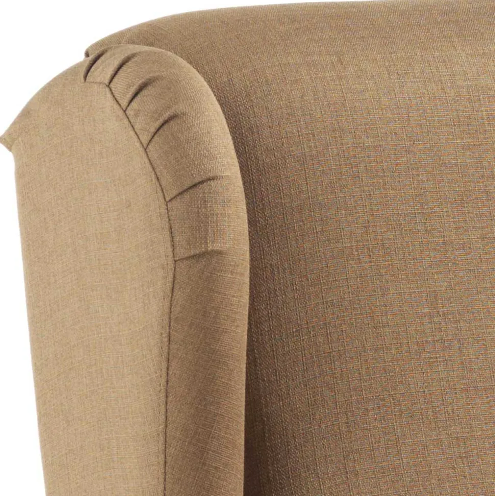 Poltrona Alzapersona con Seduta Extralarge in Tessuto Made in Italy - Margaret