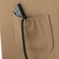 Poltrona Alzapersona con Seduta Extralarge in Tessuto Made in Italy - Margaret